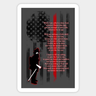 Thin Red Line Magnet